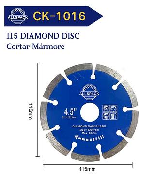 DISCO DIAMOND 4.5'' 4¹'/²'' 125MM ALLSPACK