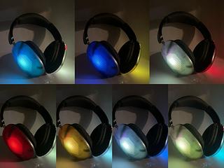 FONE DE OUVIDO WIRELESS COM LUZES MUSIC HMASTON