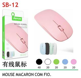 MOUSE PORTATIL SEM FIO VERDE