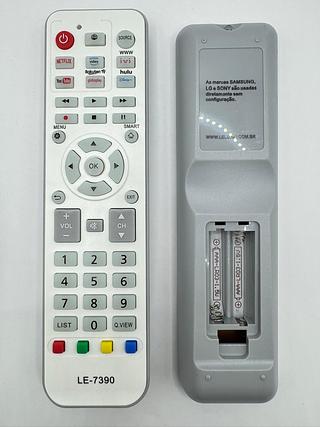 CONTROLE REMOTO UNIVERSAL LG/SAMSUNG/SONY C/YOUTUBE/IVI/HULU/NETFLIX LELONG