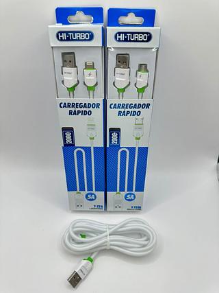 CABO DE CARREGADOR RAPIDO 5A 2M LIGHTING HI-TURBO