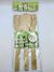 KIT DE BAMBOO KITCHEN TOOLS 3 PEÇAS NAVY+HOME