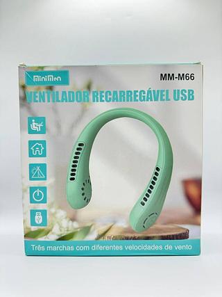 MINI VENTILADOR PARA PESCOÇO RECARREGAVEL MINIMEN