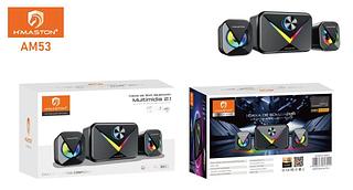 CAIXA DE SOM PARA COMPUTADOR BLUETOOTH MULTIMIDIA 2.1 HMASTON