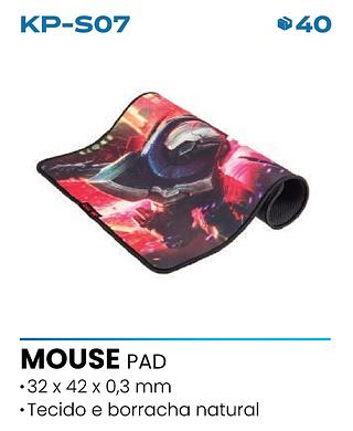 MOUSE PAD GAMER ALTO DESEMPENHO KNUP