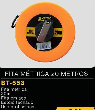 FITA METRICA 20M B-TEK FERRAMENTAS