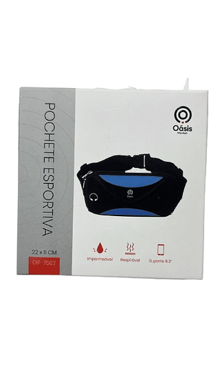 POCHETE ESPORTIVA 22X11CM IMPERMEAVEL OASIS MARKET