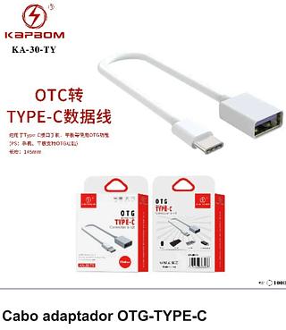 CABO ADAPTADOR OTG-TYPE-C KAPBOM