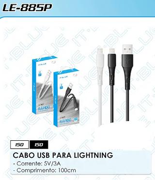 CABO USB RÁPIDO 1M ULTRA IT-BLUE