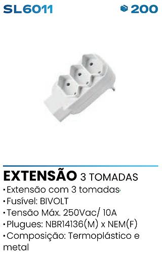 ADAPTADOR PLUG PARA TOMADA 4 SAIDAS XTRAD