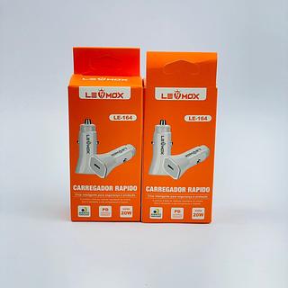 CARREGADOR RAPIDO VEICULAR PARA CARRO LEHMOX