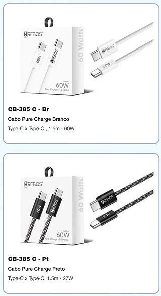 60W PURE CHARGE - 1.5 METRO HREBOS