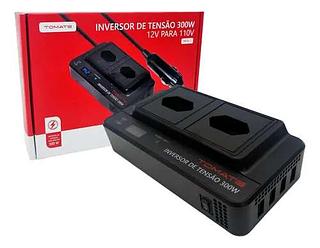 INVERSOR DE TENSAO 300W 12V PARA 110V TOMATE