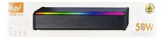 CAIXA DE SOM 50W FUNÇAO TWS, 15 LUZES RGB, 6 MODOS DE ILUMINAÇÃO ALTOMEX