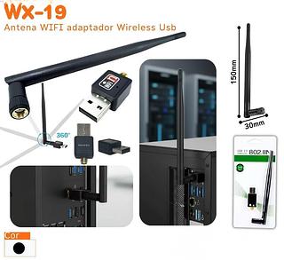 ADAPTADOR WI-FI USB 2.0 WIRELESS 802.IIN