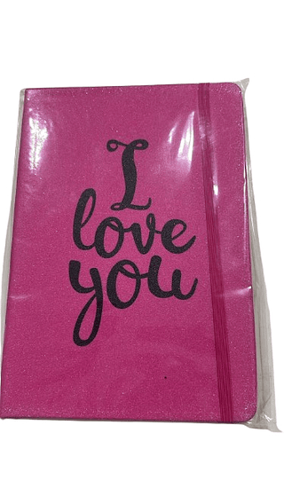 CADERNO PARA ANOTAÇÕES I LOVE YOU