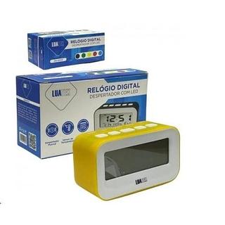 RELOGIO DIGITAL COM DESPERTADOR E LED LUATEK