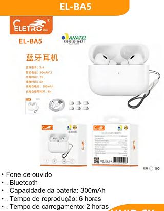 FONE DE OUVIDO SEM FIO ELETRO MEX