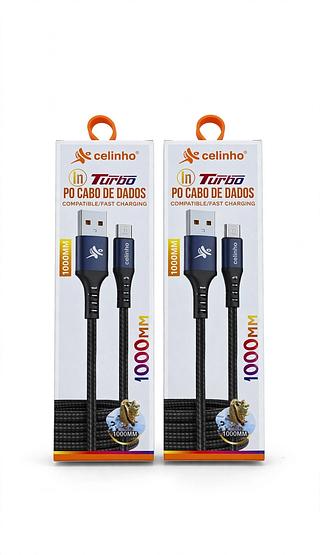 CABO DE DADOS TURBO 1000MM 6A LIGHTNING PEINING