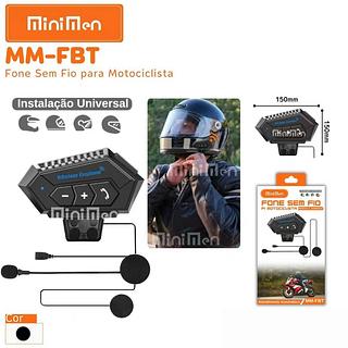 FONE SEM FIO P/ MOTOCICLISTA MINIMEN