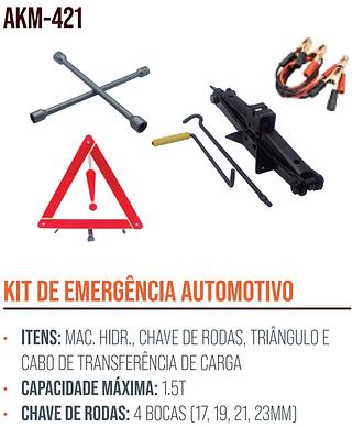 KIT DE EMERGENCIA AUTOMOTIVO AIKER