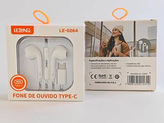 FONE DE OUVIDO TYPE-C LELONG