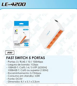 FAST SWITCH 5 PORTAS IT-BLUE