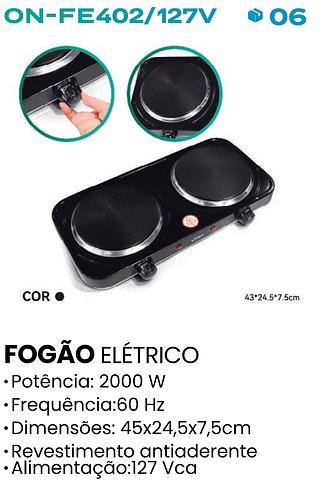 FOGAO ELETRICO PORTATIL ONISTEK