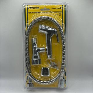 DUCHA HIGIÊNICA COMPLETA 120CM EM INOX 1/2 BOMVINK