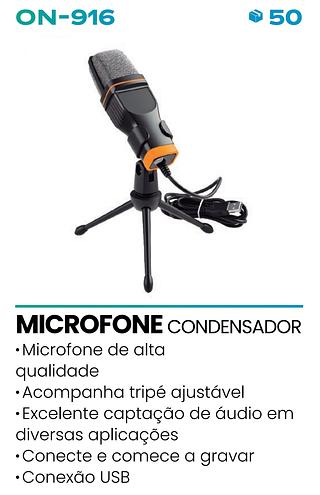 MICROFONE CONDENSADOR ONISTEK