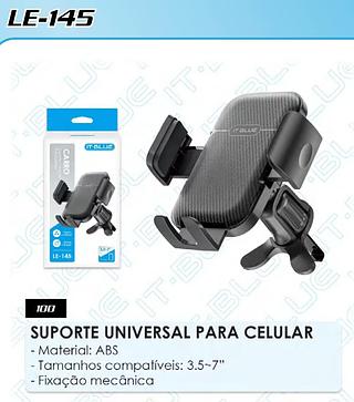 CARRO SUPORTE UNIVERSAL PARA CELULAR ITBLUE