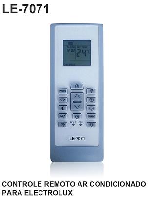 CONTROLE REMOTO AR ELETROLUX LELONG