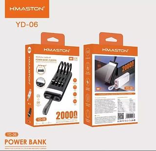 POWER BANK-PORTATIL 20000MAH MULTIPLAS SAIDAS H´MASTON(00158174999078)