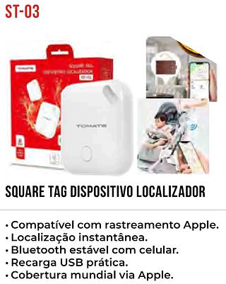SQUARE TAG DISPOSITIVO LOCALIZADOR TOMATE