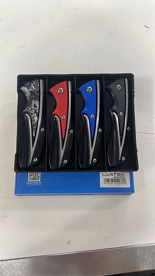 CANIVETE ALTA QUALIDADE AÇO INOXIDAVEL COM 4PÇS LUATEK (15.5CM)