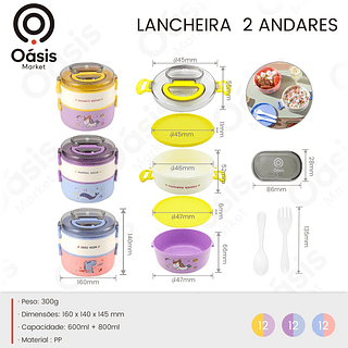 LANCHEIRA 2 ANDARES OÁSIS MARKET
