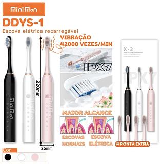 ESCOVA SONIC ELETRIC TOOTHBRUSH X-3 MINIMEN