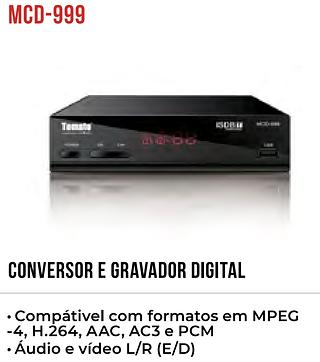 CONVERSOR E GRAVADOR DIGITAL TOMATE