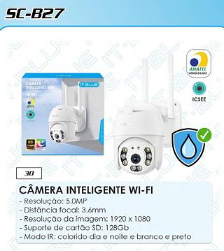 CAMERA INTELIGENTE WIFI HD 5MP IT-BLUE