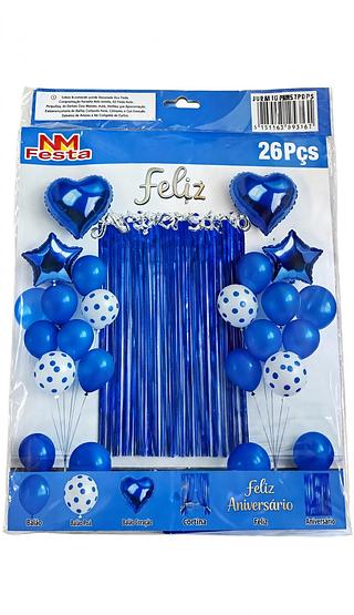 PACOTE DE BALÕES FELIZ ANIVERSARIO MINIMEN