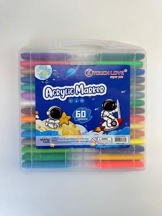 CANETA HIDROGRÁFICA ACRYLIC MARKER 60 COLOURS (7897064260609)