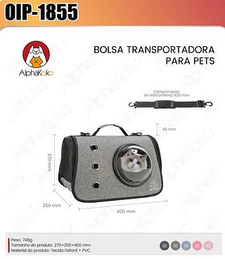 BOLSA TRANSPORTADORA PARA PETS ALPHA KOKO
