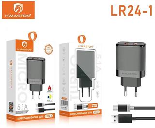 CARREGADOR TURBO 2USB 5.1A HMASTON
