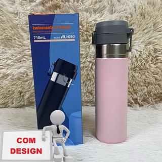 GARRFA TERMICA COLORIDA 710ML BAZIK PRIME(COM DESIGN)