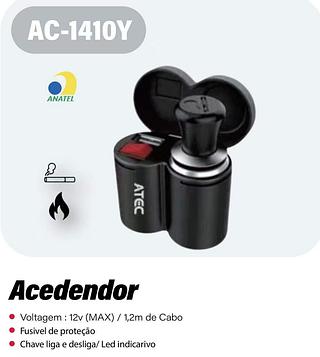 CARREGADOR DE MOTO ATEC