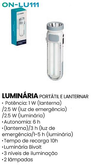 LUMINARIA PORTATIL & LANTERNA USB ONISTEK