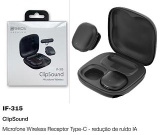 CLIPSOUND MICROFONE WIRELESS HREBOS PREMIUM
