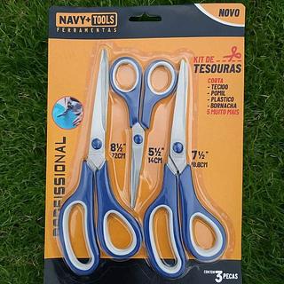 KIT DE TESOURAS PARA TECIDO NAVY+PRO