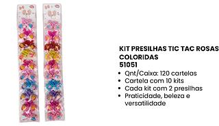 PRESILHA INFANTIL KIT BIJUTERIA PARA CABELO NAVY+ESSENCIAL
