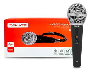 MICROFONE DINAMICO PROFISSIONAL COM FIO TOMATE